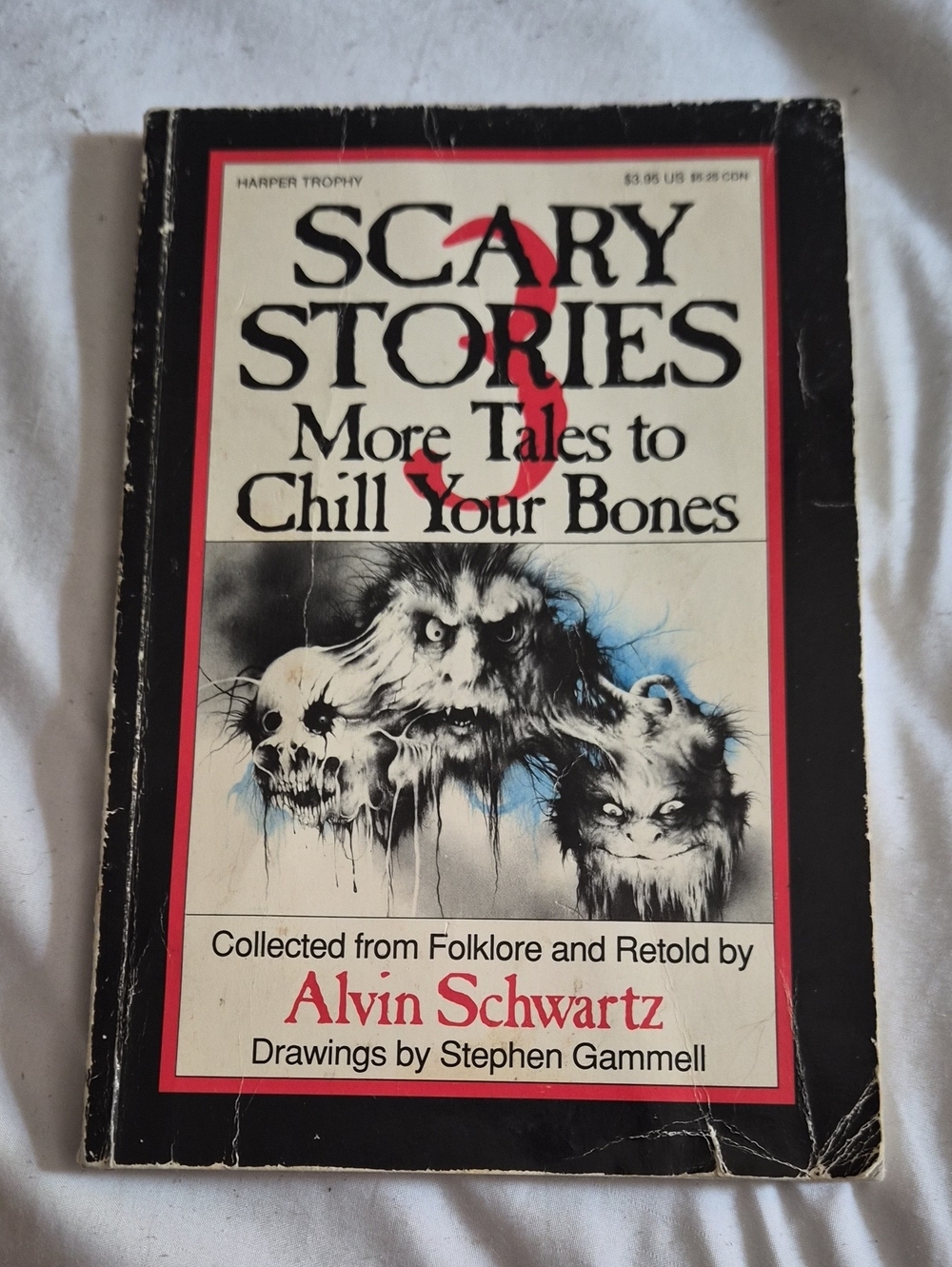 Scary Stories 3 More Tales To Chill Your Bones Harper Trophy 1st ED 1991